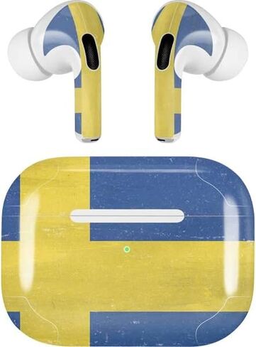 غلاف صوتي من Skinit متوافق مع Apple AirPods Pro (الجيل الثاني، 2022) تصميم أصلي بتصميم العلم الألماني المتعثر in Kuwait