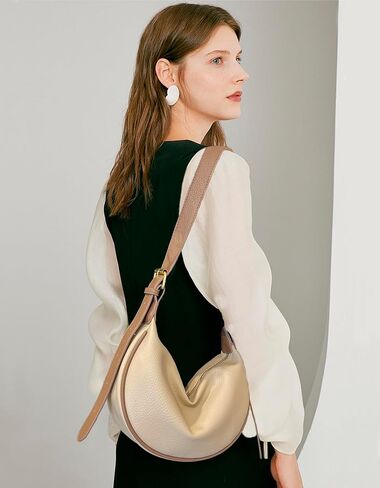 Crossbody Bag for Women, Cute Hobo Crescent Bag Casual Tote Handbag Shoulder Bags Purse with Adjustble Strap in Saudi Arabia