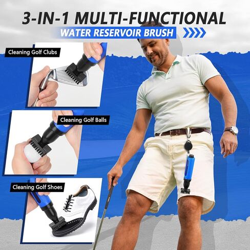 مجموعة تنظيف نادي الجولف 14 قطعة، تتضمن فرشاة تنظيف نادي الجولف مع منشفة جولف من الألياف الدقيقة المائية باللون الوردي وتي شيرتات الجولف وحقيبة كرة الجولف وأداة إصلاح ملحقات الجولف للنساء، وردي in Kuwait