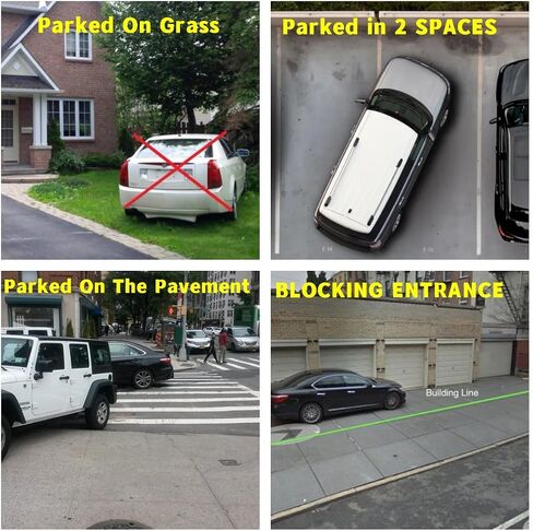 Bad Parking Cards, 100Pcs HEY IDIOT YOU S*CK AT PARKING Cards, 3.5"x2" Learn to Park Cards with Multi Reasons for Bad Parking, Funny Car Accessories Business Cards Gift for Adults in Saudi Arabia