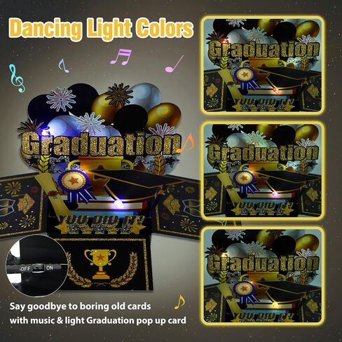 FaCraft Musical Mothers Day Card Pop Up - 3D Lights & Music Happy Singing Mothers Day Card with Envelope and Blank Insert for Mom Daughter Aunt Wife Grandma from Daughter Son Husband (Love You Mom) in Saudi Arabia