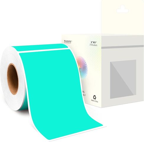 3 x 5 Inch 250Pcs Rectangle Color Coding Stickers,Strong Adhesion Easy to Write Label for Moving,Box Organization,Inventory,Business,Fluorescent Pink in Kuwait