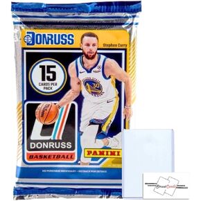 2024-25 Panini Donruss NBA Basketball Mega Pack مع 15 بطاقة + Toploader + Streetcards Magnet!