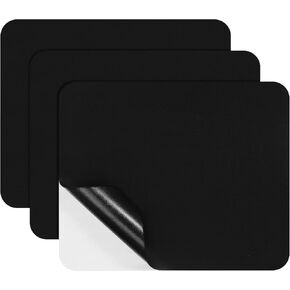 3 PCS Canvas Repair Patch ، 9 × 11 بوصة مقاومة للماء تصحيح النسيج الذاتي ، مجموعة إصلاح قوية لزجة للأرائك ، حقيبة حمل ، غطاء القارب ، مظلة منبثقة ، مقاعد السيارة (أسود)