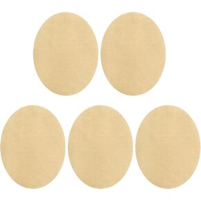 uxcell 5Pcs Iron-on Patches, Elbow Knee Velvet Patches, Fabric Repair Patches Crafts for Repair Clothing Crafts Sweater Pants Shirts, 6x4 Inch Dark Blue in Kuwait