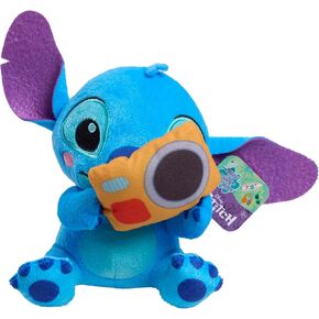 ما عليك سوى تشغيل Disney Stitch الذي يتميز بغرزة صغيرة بحجم 7 بوصات مع حيوان محشو بالكاميرا ، ومواد ناعمة ، ولعب أطفال للأعمار 2 حتى.