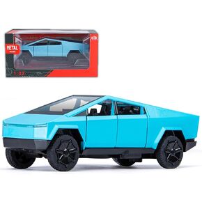 Pick-Up Truck Toy for Kids, Alloy Truck with Sound & Light, Gift for Adults or Kids Display (Blue)