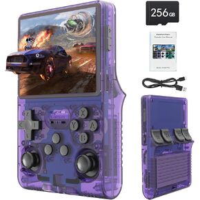 30000 لعبة في وحدة التحكم في لعبة 1Handheld ، وحدة تحكم ألعاب IPS بحجم 3.5 بوصة ، 30000 ألعاب كلاسيكية ، 3800 مللي أمبير في الساعة ، 20 ＋ محاكيًا رئيسيًا ، بطاقة TF 256G مدمجة