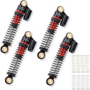 FCX24 Shocks 47MM Oil-Filled Shocks Absorber With Springs For FMS FCX24 FCX18 Upgrades 1/24 1/18 RC Crawler
