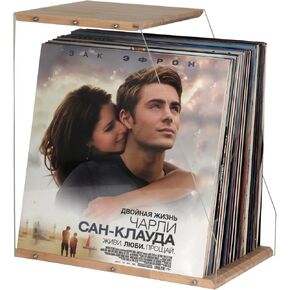 Acrylic Vinyl Record Storage Holder Stand,Sleek Vinyl Record Holder & Display for Albums