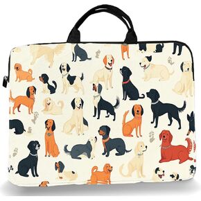 15-Inch Laptop Sleeve – Stylish, Lightweight, Shockproof, Water-Resistant Case for Lenovo, HP, Dell, Asus Notebooks - Moon Tree of Life