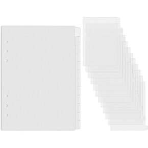 NatsumeBasics 12 A5 Binder Dividers with Tabs Monthly Planner إدراج فواصل مؤشر البلاستي