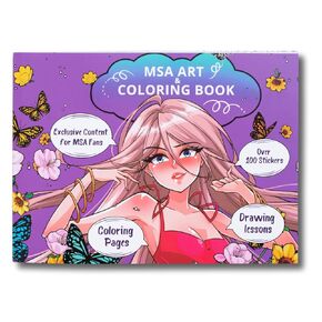 MSA الرسمية 103 صفحات أفضل كتب تلوين كبيرة ملهمة للنساء للمراهقين 133 ملصقات لطيف كراسة الرسم القلق القلق الإجهاد تلوين الكبار رسم الكتاب للاسترخاء