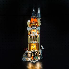 مجموعة مصباح LED متوافقة مع Lego Hogwarts Castle Owlery 76430 (بدون طرز الضوء فقط) مجموعة الإضاءة الإبداعية المتوافقة مع Lego Hogwarts Castle Owlery 76430 مجموعة