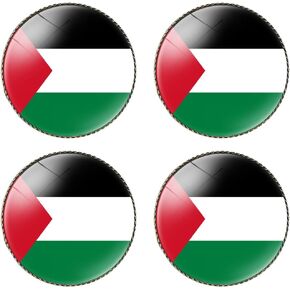 4 PCS فلسطين العلم دبوس جولة 1 بوصة ، دبابيس طية طية طية التذكارية شارة للقبعة حقيبة ظهر ، فلسطينيون العلم إكسسوارات الحفلات الحفلات ، إكسسوارات الدبوس الوطني للرجال/النساء