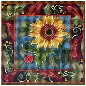 Sunflower - Kit Cross Stitch Kit MH143201 - Buttons & Beads 2013 Autumn