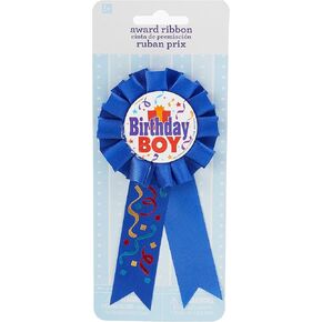 AMSCAN Ultimate Birthday Award Ribbon - 5.5 "(1 PC) ملحق احتفال ممتع ومتألوق لنجمك الصغير