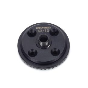 RCAWD Main Diff Gear 43T for ARRMA 6S, 1/8 Kraton 6S, Notorious 6S, Outcast 6S, Talion 6S & 1/7 Fireteam 6S, Mojave 6S Upgrades, 40Cr-Mo Steel Parts #ARA310980