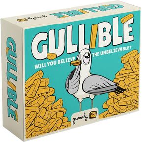 Gullible: The Hilarious Team Game of Creativity, Bluffing and Astonishing Facts. Will You Fool Your Family and Friends or Believe The Unbelievable? (Gullible - Same Game, Smaller Box)