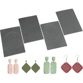 Arbuya Boho Style Polymer Clay Selets for anring arring jewerly ، mat clay mature for polymer clay project polymer clay arce