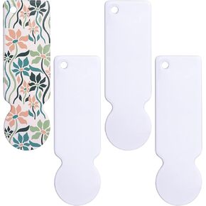 Framendino ، 4 Pack Sublimation Trolley Trokens Keychain Supermarket Coin Tags فارغة لعربة التسوق البقالة
