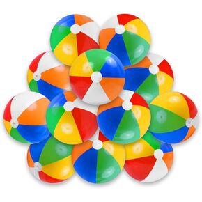 كرة شاطئية ، 12 PCS كرات الشاطئ ، كرة شاطئية قابلة للنفخ ، 12 "