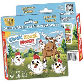 Cluck Cluck Moose-لعبة بطاقات ذات طابع للحيوانات المضحكة لقضاء ليلة عائلية ممتعة ، وألعاب عيد الفصح لأفكار هدايا لم شمل الأسرة ، وأفكار حفلات عيد الفصح للأعمار 4+