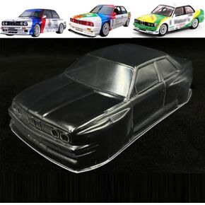 mini-z lexan pc shell clear clear shell 98mm for 1/28 RC Car BMW E30 M3 Touring BB