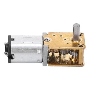 Mini Gear Motor, Mini Gear Motor Micro Gear Reducer Brush DC Motors Electronic Devices 1218GEN20 for Electronic Locks, Smart Car, Robots (DC3V 16RPM)