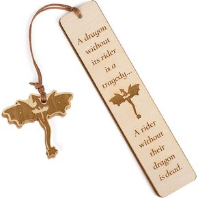 المرجعية الرابعة من Wooden Dragon مع Charm و Fourth Wing Merch ، هدايا لعشاق الكتب ، الملحقات الكتب للنساء ، Marks Marchandise للقراء ، إكسسوارات الكتب لعشاق الخيال