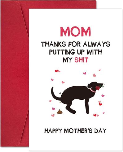 Ogeby Cute Mothers Day Gifts from Husband, Lovely Mother’s Day Card Gift for Wife, Happy Mother’s Day with Love Card from Husband in Saudi Arabia