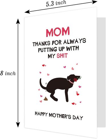 Ogeby Cute Mothers Day Gifts from Husband, Lovely Mother’s Day Card Gift for Wife, Happy Mother’s Day with Love Card from Husband in Saudi Arabia