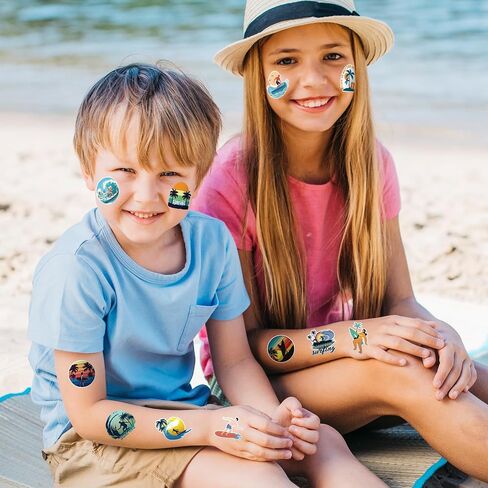 A1diee 1000Pcs Travel Camping Stickers in 2 Rolls Happy Camper Tent Bonfire Guitar Map Camera Travel Bag Car Themed Self Adhesive Decals for Birthday Gifts Bag Party Supplies School Activity Reward in Kuwait