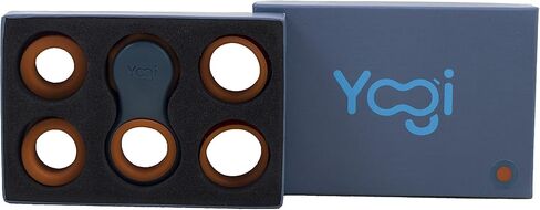 Yogi Fidget Toy, Patented Fidget Spinners for Kids, Teens and Adults, School Fidget Toys for Kids 8-12, Spinning Toys for Autism, Anxiety, ADHD Toy, Five Ring Sizes, Easy to Use Sensory - Ocean in Saudi Arabia