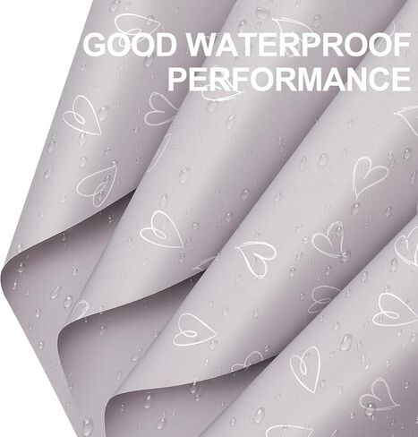 WRAPAHOLIC 20 Sheets Flower Wrapping Paper - 22.8 x 22.8 inch Green Love Design Water-Resistant Floral Bouquet Wrapping Paper, Florist Supplies Packaging for Wedding Birthday Gift DIY in Saudi Arabia