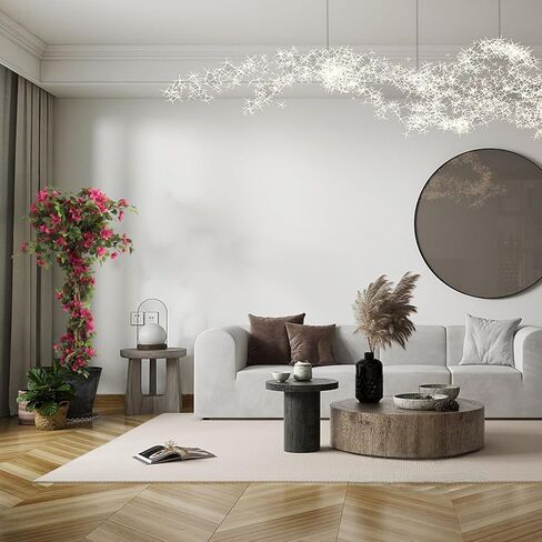 شجرة الجهنمية الاصطناعية بطول 5 أقدام مع الزهور، وأشجار الجهنمية الطويلة المزيفة، وشجرة مزهرة صناعية في وعاء بلاستيكي لديكور الشرفة الأمامية الداخلية أو مكتب المنزل في الهواء الطلق، قطعة واحدة (59 بوصة) in Kuwait