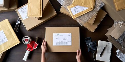 Shipping Labels Replacement for DYMO 30256 (2-5/16" x 4") Compatible with DYMO Labelwriter 450, 4XL, Rollo & Zebra Desktop Printers [10 Rolls/3000 Labels] in Kuwait