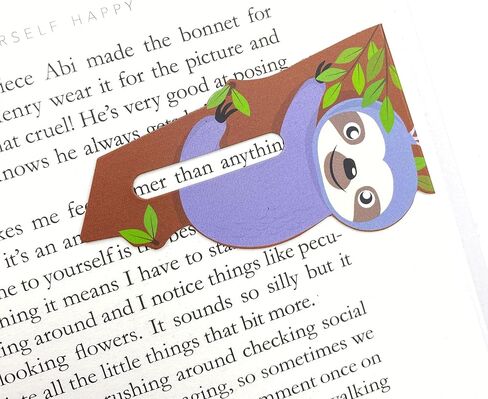 Linemarker Page Marker | Book Holder | Magnetic Bookmarks Set of 2 | Magnet Page Holder Clip for Reading | Book Marker | Gift Idea for Readers, Book Lovers (Sloth) in Saudi Arabia