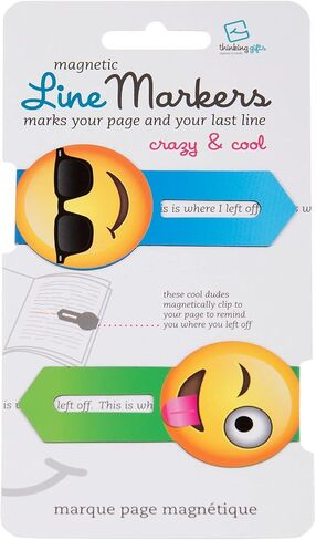 Linemarker Page Marker | Book Holder | Magnetic Bookmarks Set of 2 | Magnet Page Holder Clip for Reading | Book Marker | Gift Idea for Readers, Book Lovers (Sloth) in Saudi Arabia