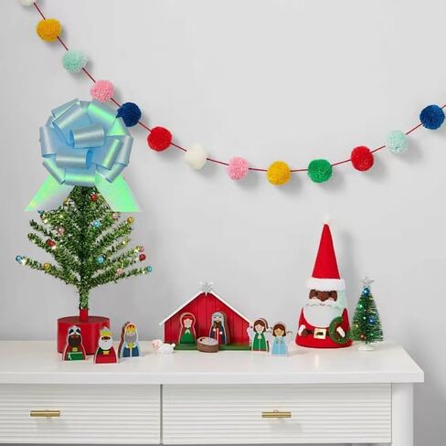 6 PcsGlitter Pearlescent Pull Bows for Gift Wrapping,6 Inch Shiny Gift Bows,Decorative Ribbon Bows for Flower Bouquets, Baskets, Birthday Presents, Anniversary & Wedding Decorations (Yellow) in Kuwait