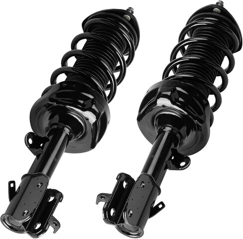 Front Coil Spring Strut & Stabilizer Sway Bar Links Compatible with Honda for Odyssey 2008-2010, Shock Absorber and Sway Bar Link Replace for 172542, 172541, K750304 in Kuwait