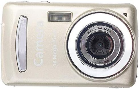 Digital Camera, FHD 720P Digital Camera for Kids Video Camera 16X Digital Zoom, Compact Point and Shoot Camera Portable Small Camera for Teens Students Boys Girls Seniors Black in Kuwait