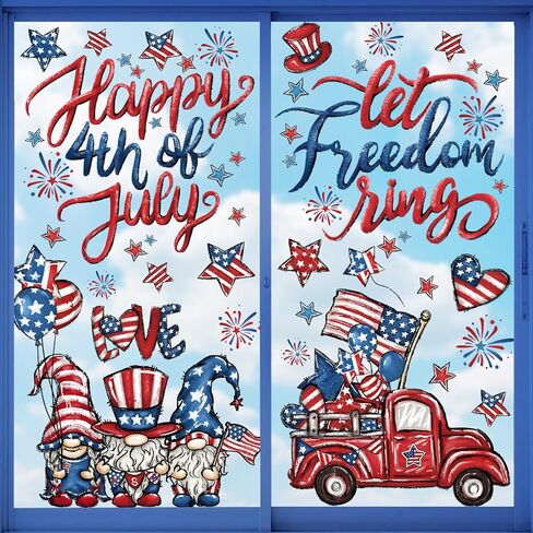 4 Sheets Large Christmas Window Stickers White House Xmas Window Clings for Glass Decoration Snowman Snowflake Double-Sided Window Decals for Christmas Holiday Party Ornament 15.7 * 27.5IN in Kuwait