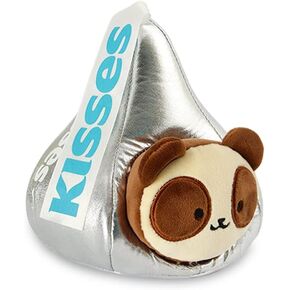 Anirollz Stuffed Animal Plush Toy - Official Hershey Kisses Chocolate Toy Blanket Outfitz Doll | Soft, Squishy, Warm, Cute, Comfort, Safe | Pillow with Kitty - Valentine's Day Gift 4" Kittiroll