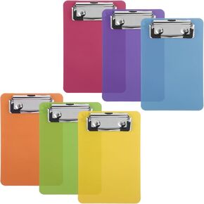 6 PCS MINI CLAWBOARD ، قصاصات صغيرة من الأكريليك ، ألواح مقطع الجيب من المذكرة السود
