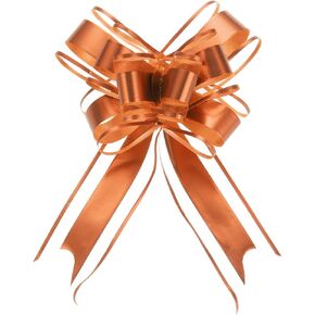 Uxcell 20pcs 8 بوصة عملاقة كبيرة سحب القوس هدية التغليف organza أقواس الشريط الأخضر الداكن لسلال الزفاف يعرض عيد الميلاد