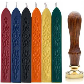 شمع الشمع A + شمعة الشمع (Navy Blue Dard Red Black Orange Yelllow Dark Green)
