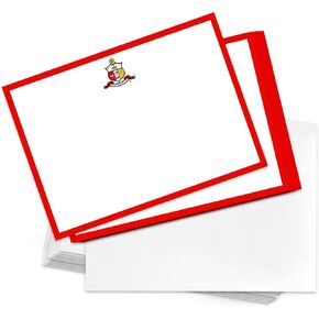 Desert Cactus Kappa Alpha Psi Notecards Kap Yo Nupe Divine 9 Stationery Cardstock 10 Pack تشمل حفلات الأظرف شكرًا لك (Notecard Design A)