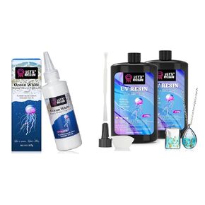 Bundle 500g UV Resin and Ocean White Resin Pigment