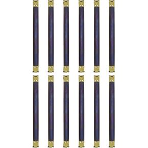 uxcell 12Pcs Metal Internal Flex Frame, 18cm/7.1" Coin Purse Frame Handbag Hinges Clip for Wallet Bag DIY Craft Sewing Purse Making, Bronze